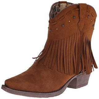 Yoki Women&#39;s &#39;Mudd-46&#39; Fringe Knee-high Boots - 16545192 - 0 Shopping - Great Deals ...