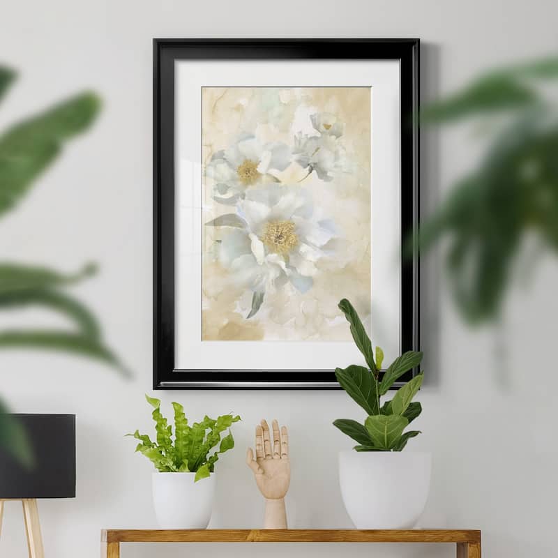 Soft Peonies I Premium Framed Print - Ready to Hang