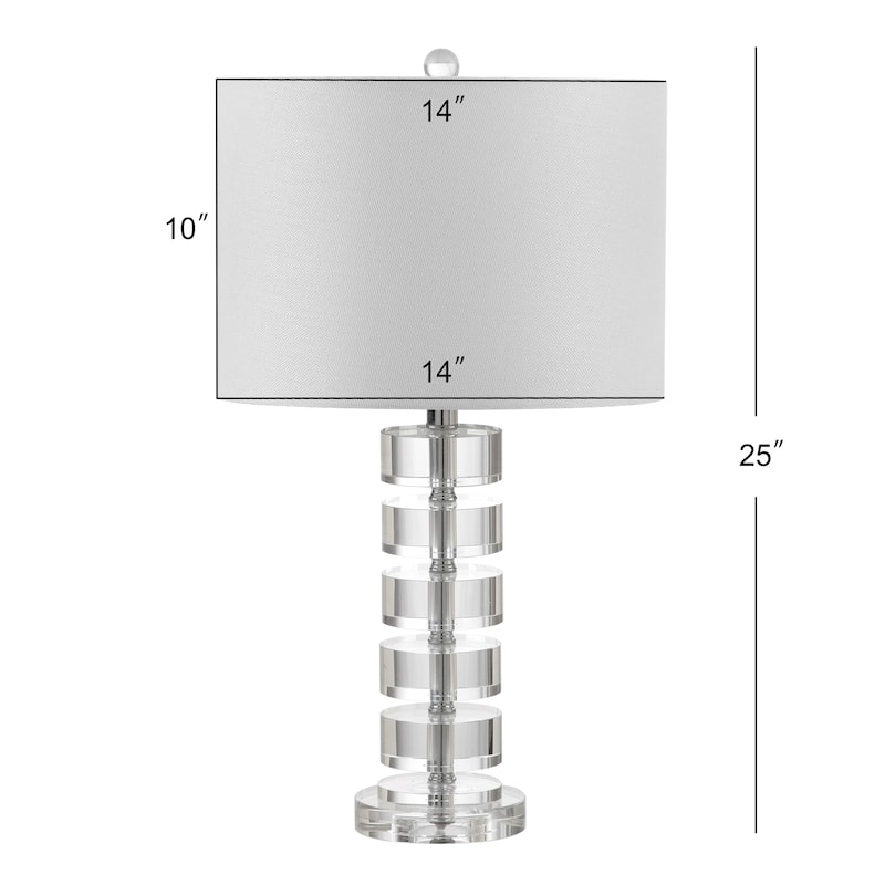 SAFAVIEH Lighting Catina 25-inch Table Lamp (Set of 2) - 14"x14"x25" - 14Wx14Dx25H