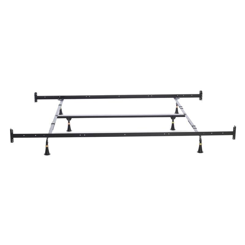 Adjustable Bed Frame with Headboard & Footboard - Queen/King Size, 6 Leg Support, Durable Design