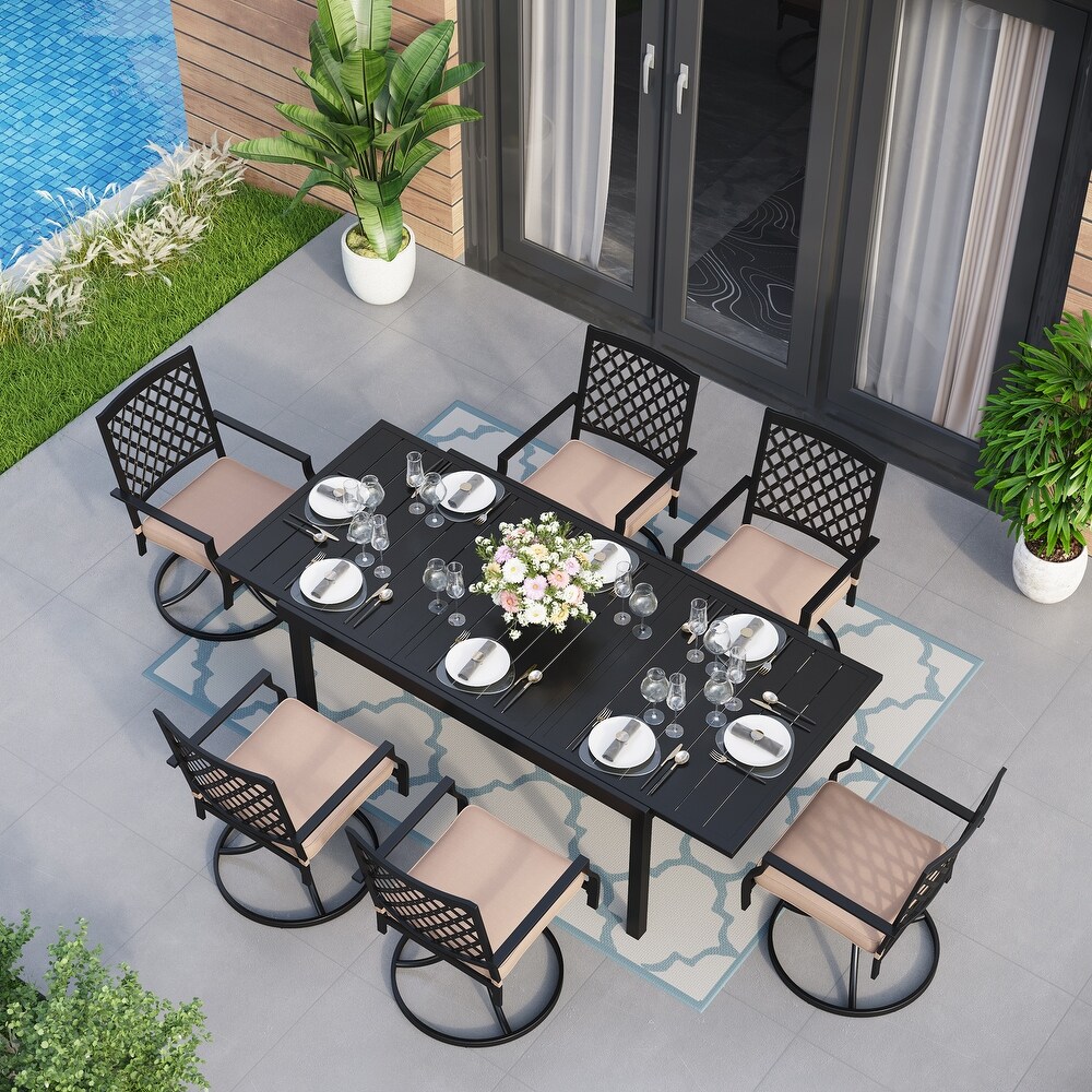 Weimar seven piece outdoor dining set outlet