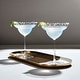 preview thumbnail 3 of 1, Vintage Margarita Glass Set of 2