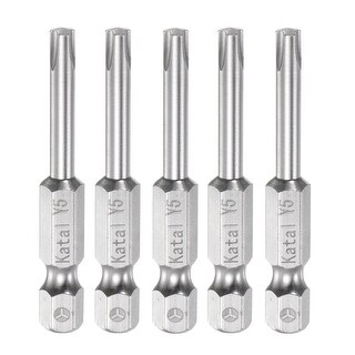 5pcs Y5 Magnetic Tri-point Y Type Screwdriver Bit 1/4