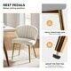 preview thumbnail 80 of 88, Barbara Contemporary Upholstered Side Chair with Small Base Set of 2 by HULALA HOME