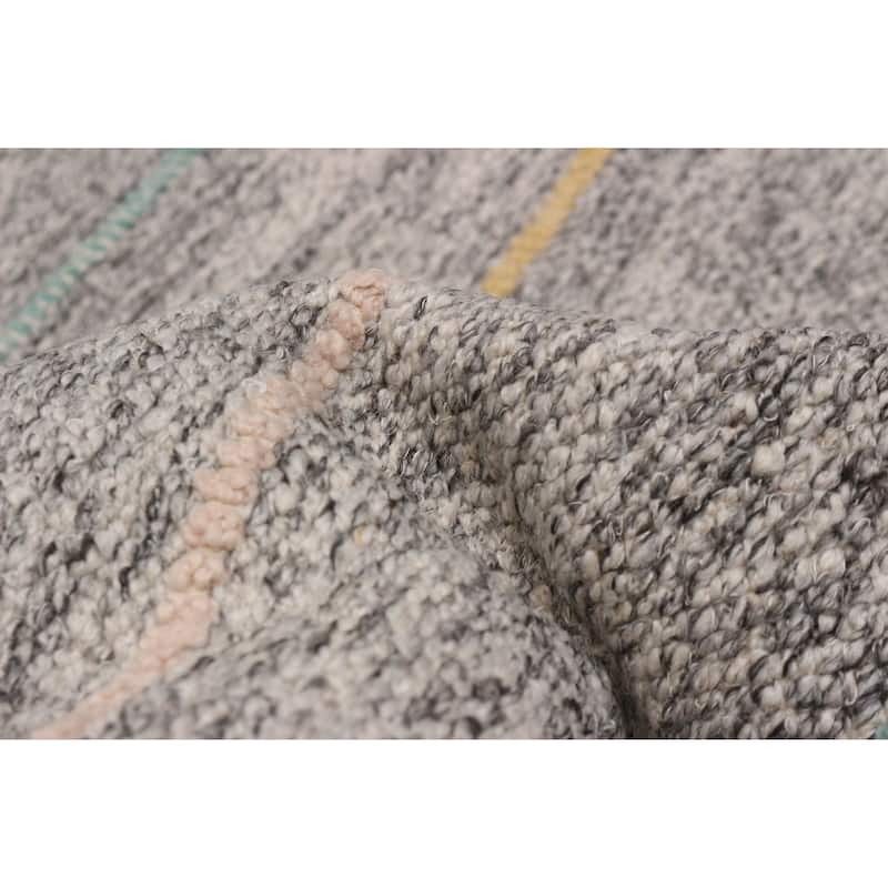 Marrakech Grey Kilim 5'4" x 7'6" - 5'4 x 7'6