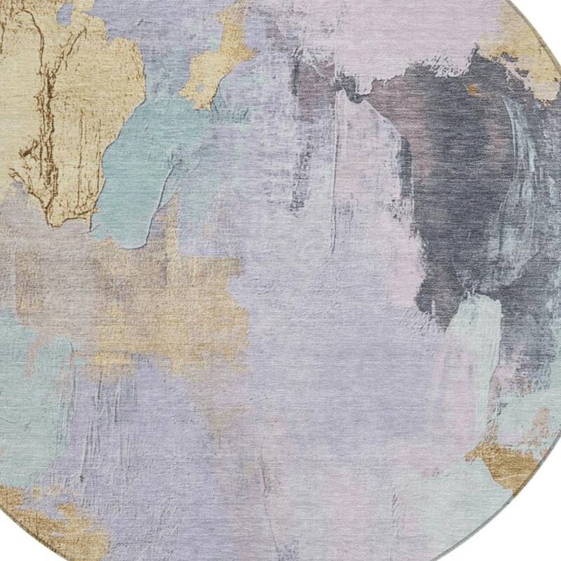 HomeRoots Abstract Transitional Rectangle Outdoor Rug