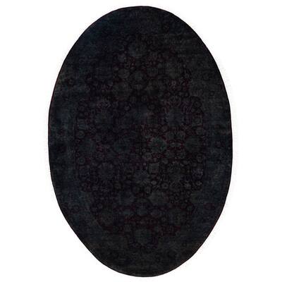 Overdyed One-of-a-Kind Hand-Knotted Area Rug - Gray - 4' 1" x 6' 1"