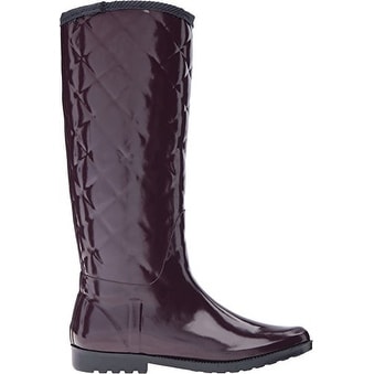 tommy hilfiger glossy ankle rain boots