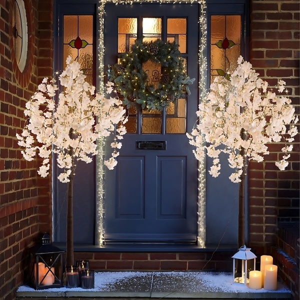 6ft Lighted Cherry Blossom Tree Floor Lamp On Sale Bed Bath Beyond 41673768