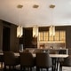 preview thumbnail 10 of 22, 3-Piece Modern Adjustable Pendant Light with Crystal Prism Design
