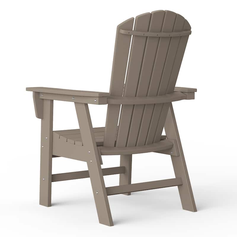 Altura Hdpe All Weather Outdoor Patio Adirondack Dining Chair
