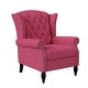 preview thumbnail 10 of 21, Copper Grove Crawley Diamond Button-Tufted Wingback Chair