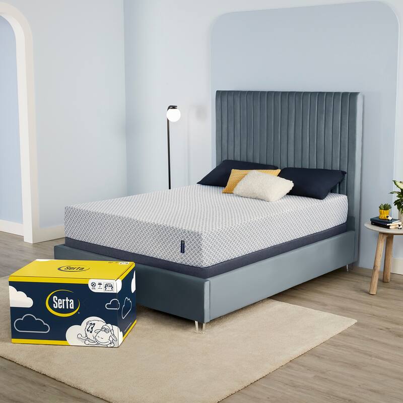 Serta Sheep Retreat 10" Medium Memory Foam Mattress in a Box