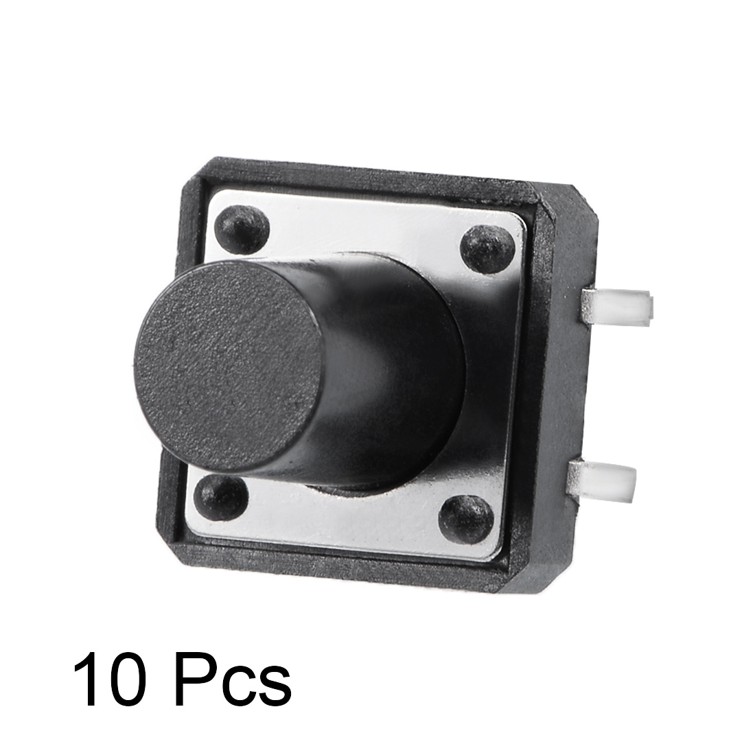 10pcs Momentary Tact Tactile Push Button Switch 12x12x12mm 4 Pin Cap BRPCJIC