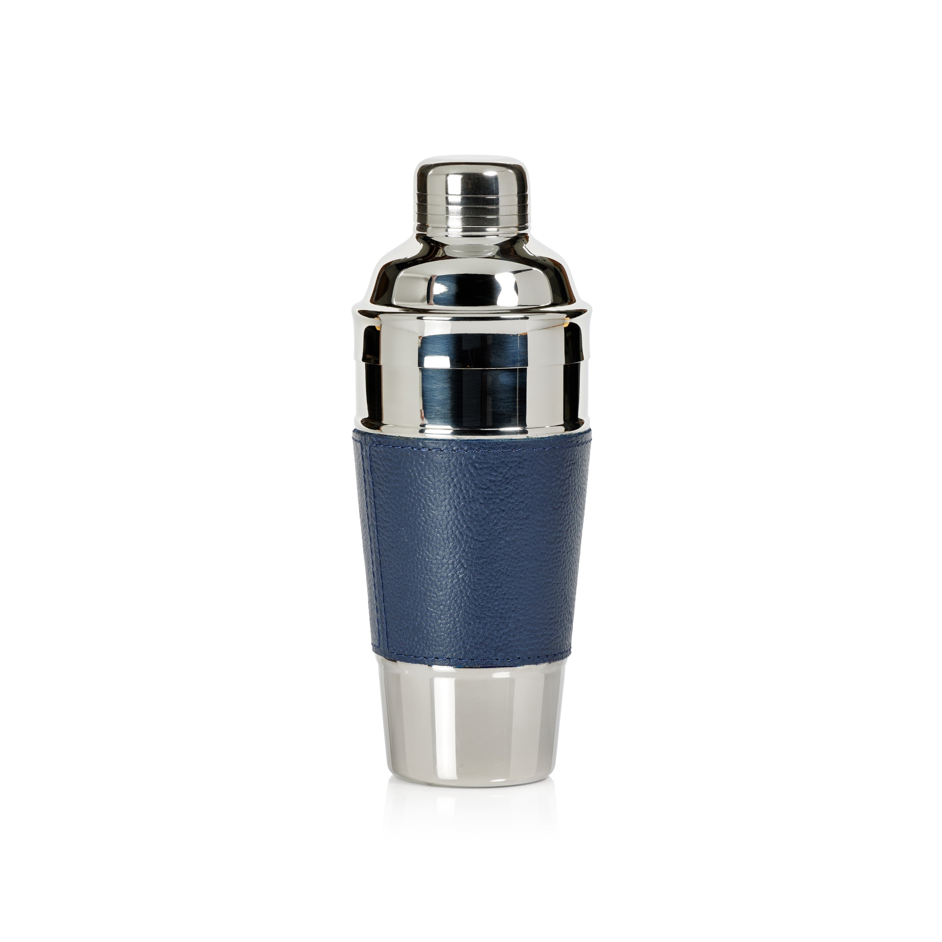 Lucena Nickel & Leather Cocktail Shaker