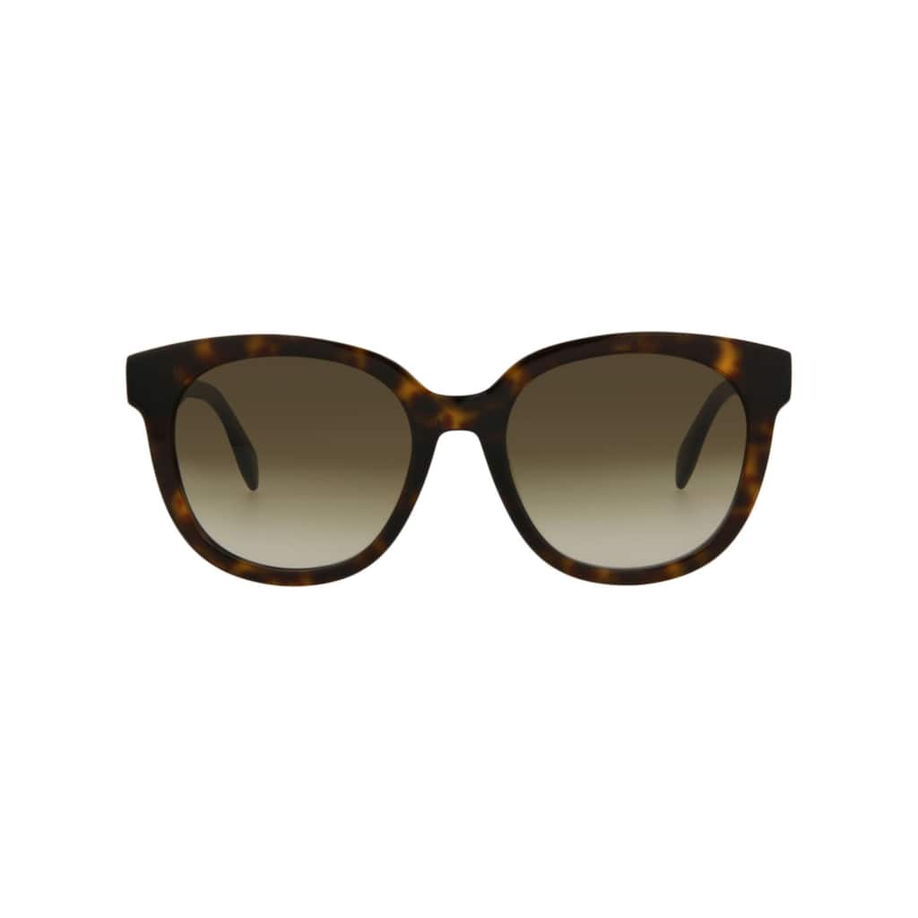 Alexander McQueen Round-Frame Acetate Sunglasses