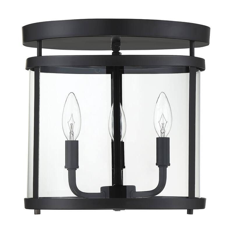 Savoy House Penrose 3 Light 13" Wide Semi-Flush Ceiling Fixture