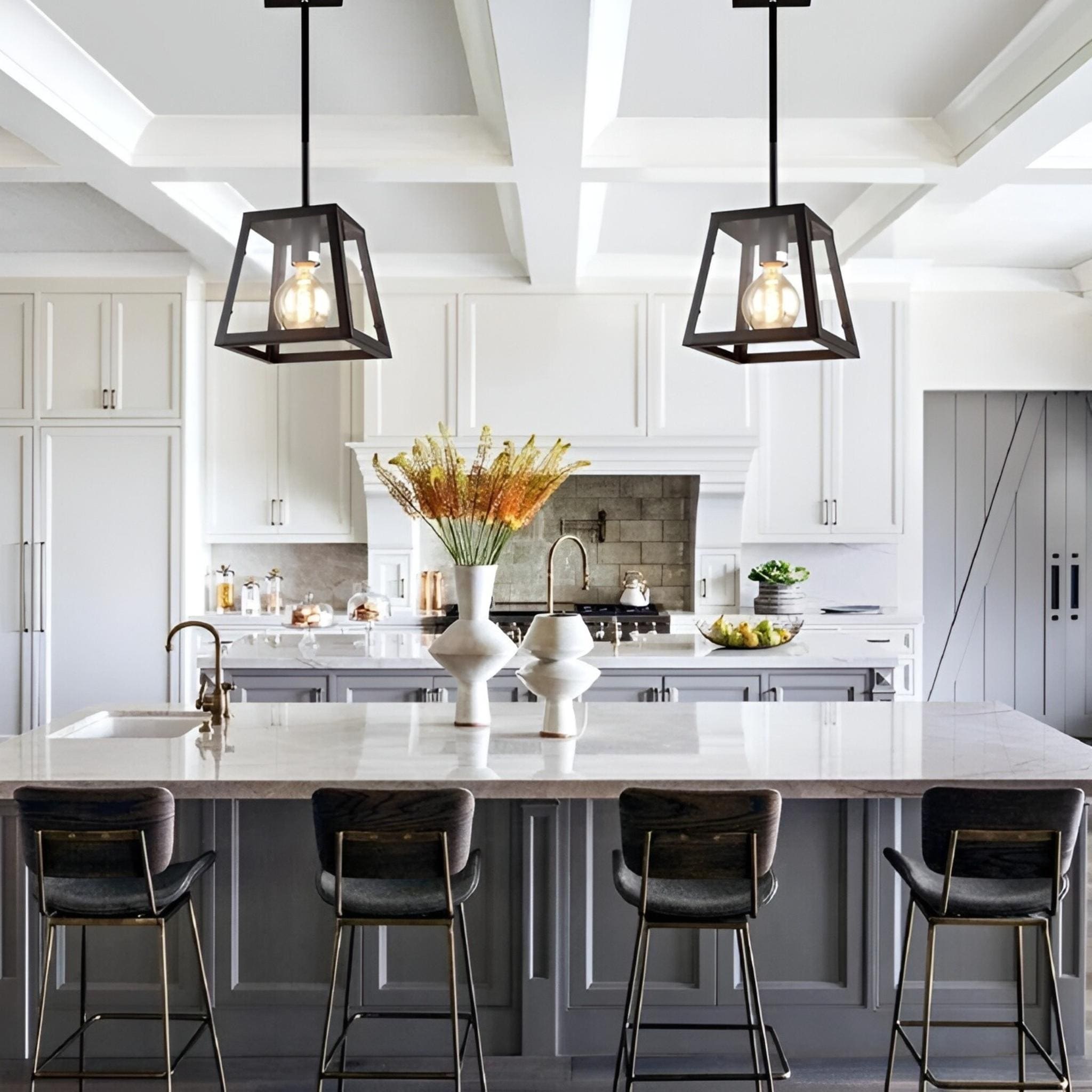 Square glass light fixture online