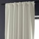 preview thumbnail 74 of 89, Exclusive Fabrics Faux Linen 100% Blackout Curtains Heat and Light Blocking - (1 Panel)