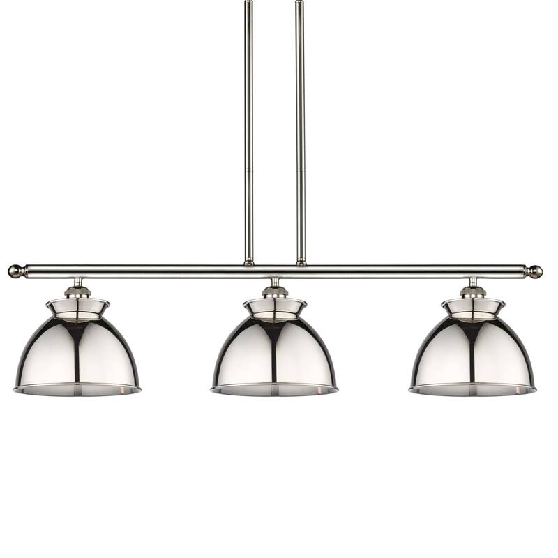 Innovations Lighting 516-3I-11-36 Adirondack Linear Adirondack 3 Light - Polished Nickel