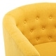 preview thumbnail 11 of 36, Corvus Oxonia Tufted Fabric Upholstered Club Chair