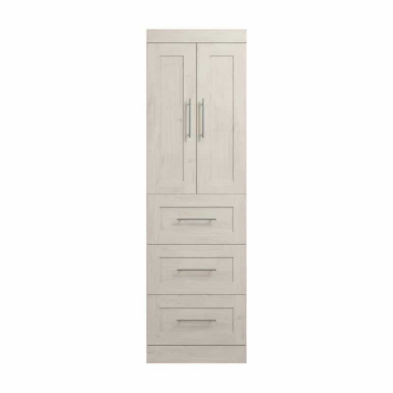 Pur 25W Wardrobe with Drawers by Bestar - Wardrobe with Drawers