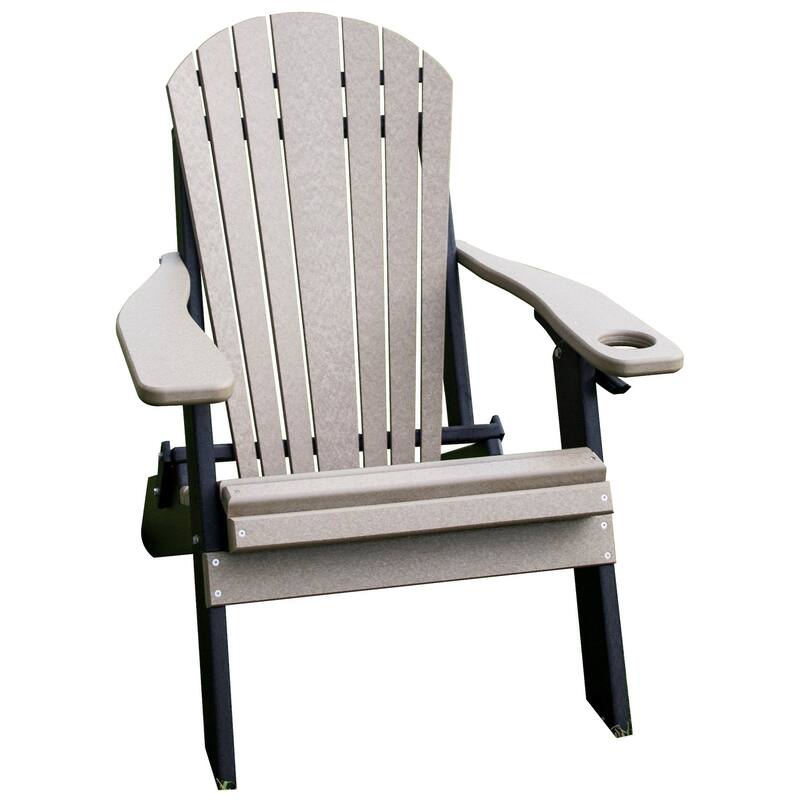 Eagle Collection Poly Folding Adirondack Chair