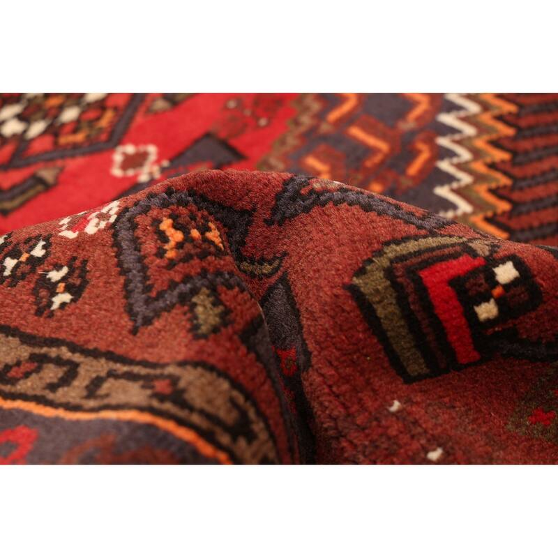 ECARPETGALLERY Hand-knotted Andelz Red Wool Rug - 3'2 x 5'1