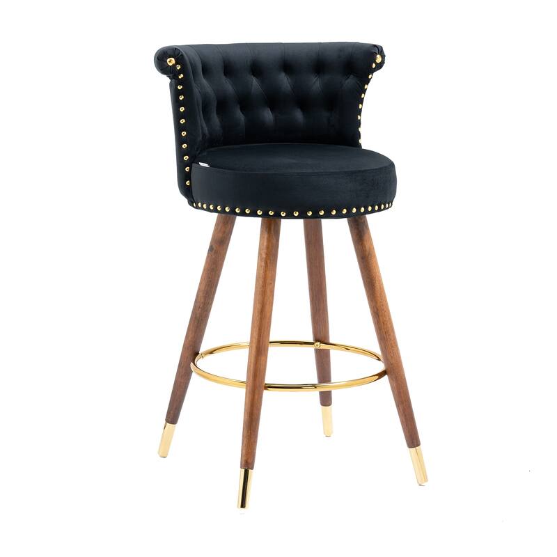 Swivel Counter Height Bar Stools Set of 2