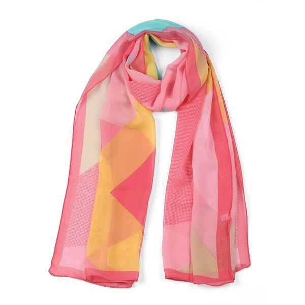 pink chiffon shawl