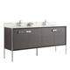 Option Black Coal Oak - Chrome Hardware
