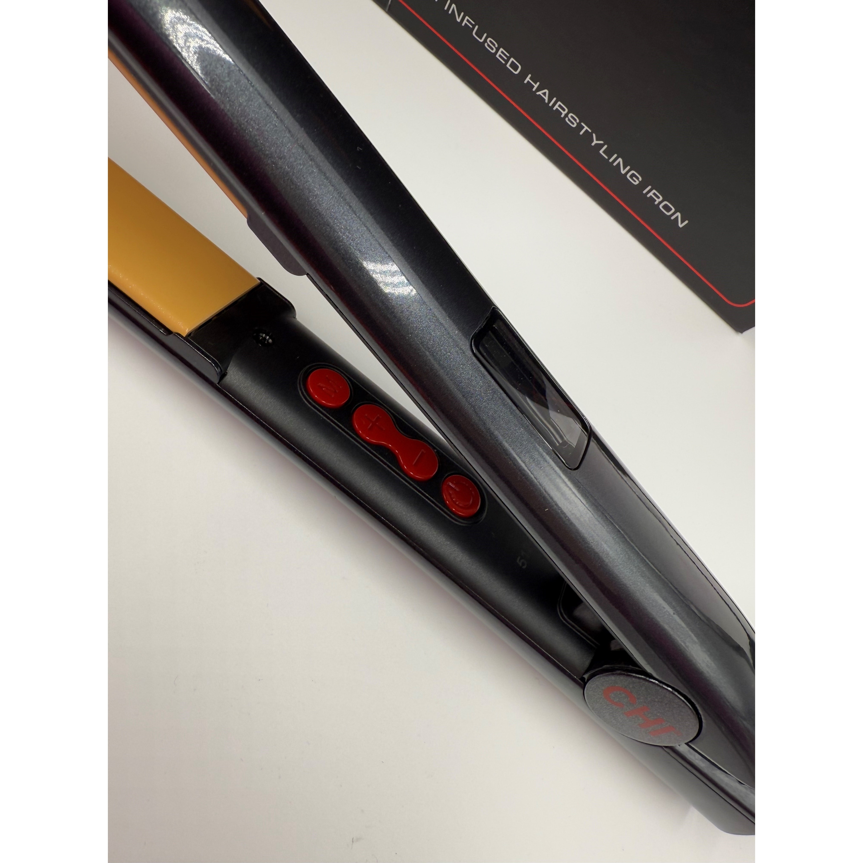 CHI G2 Black Ceramic Flat Iron Hair Straightener CHI G2 2nd Generation 1 Inch Ceramic Titanium Hairstyling  main image 2