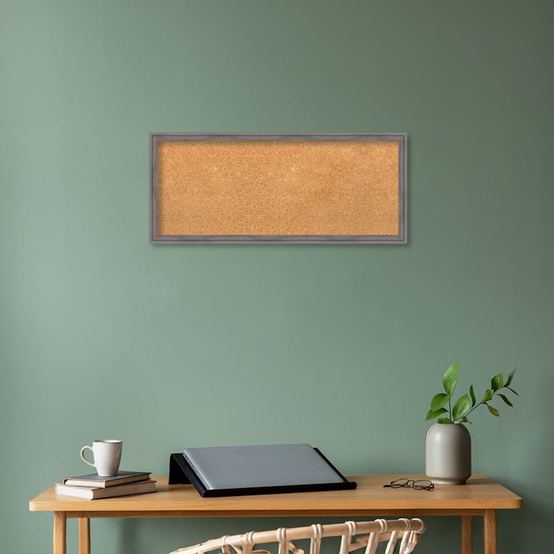 FlorenceFramed Natural Corkboard Bulletin Board