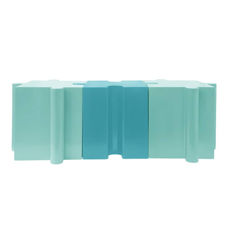 Christopher Knight Home - Mandy Modern Outdoor Side Table with Modular Concave Edge Design