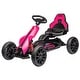preview thumbnail 10 of 18, Kids Electric Go-Kart with EVA Wheels, Forward & Reverse, 1.9-3.1 Mph, Seat Belt, Backrest - For Ages 3-8