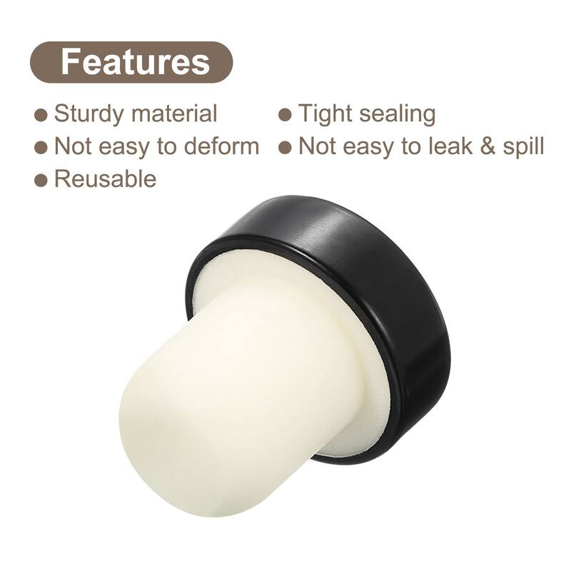 T-shaped Stoppers, 0.75inch Cork Wine Stopper Wine Bottle Corks