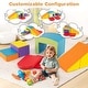 preview thumbnail 8 of 8, Costway 6 PCS Multi-color Climb and Crawl Activity Playset with Tunnel - Multicolor - See Details