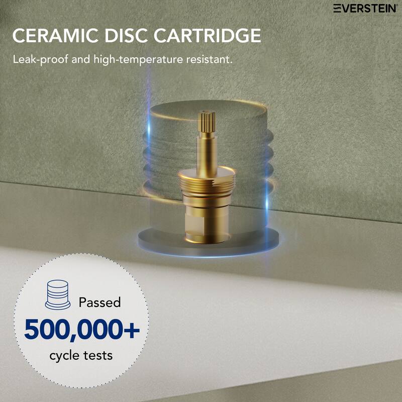 Widespread Bathroom Faucet 3 Hole, 2-handle Bathroom Sink Faucet with Drain Assembly