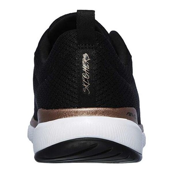 Skechers flex appeal 3.0 black and bronze on sale