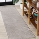 preview thumbnail 107 of 125, JONATHAN Y Odense Minimalist Curve Geometric Gray/Ivory Area Rug 2' x 10' - Gray/Ivory