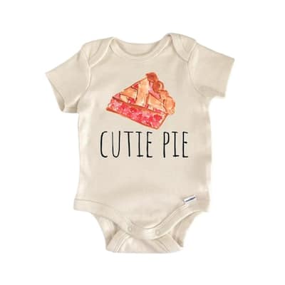 Cherry Pie Baking - Baby Boy Girl Clothes Infant Bodysuit Funny Cute Newborn