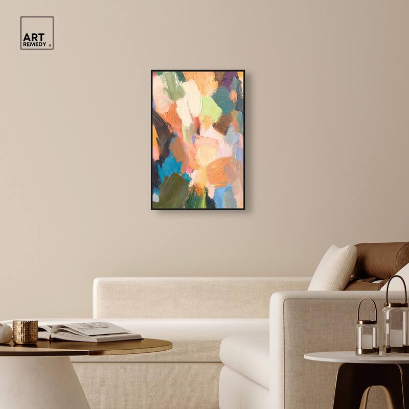 Chromatic Surge III Canvas by Art Remedy