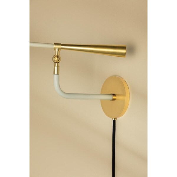 Tali Roth X Mitzi Lighting Milena 13 In. 1 Light Wall Sconce Aged