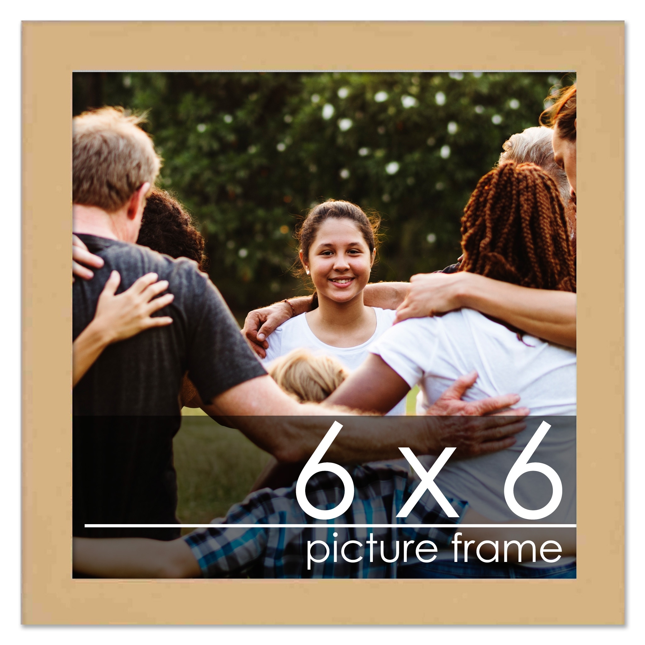 6x6 Inch Square Vintage Photo Frame