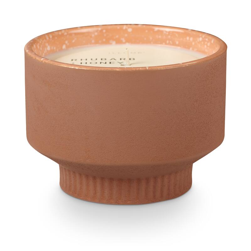 ILLUME Verde Rhubarb & Honey Candle - Ceramic