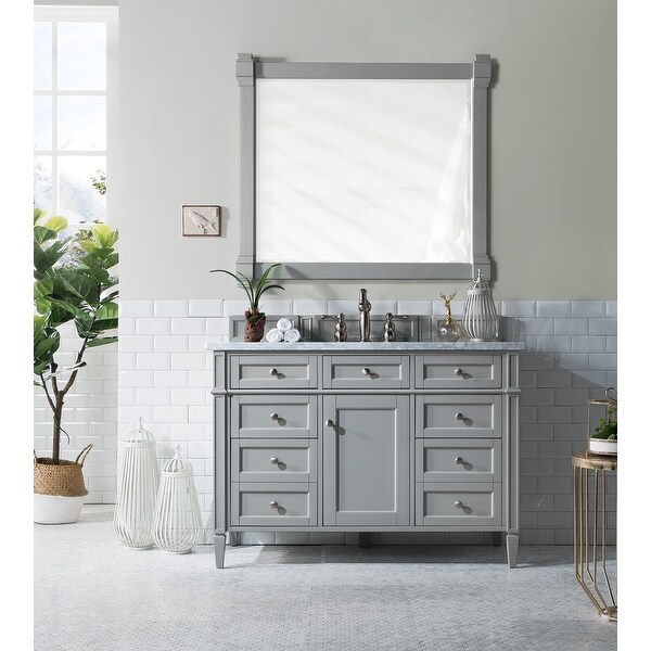 Brittany 48" Single Cabinet, Urban Grey. Opens flyout.