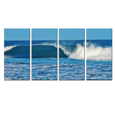 Ready2HangArt 'Ocean Motion' 4-Piece Wrapped Canvas Wall Art Set