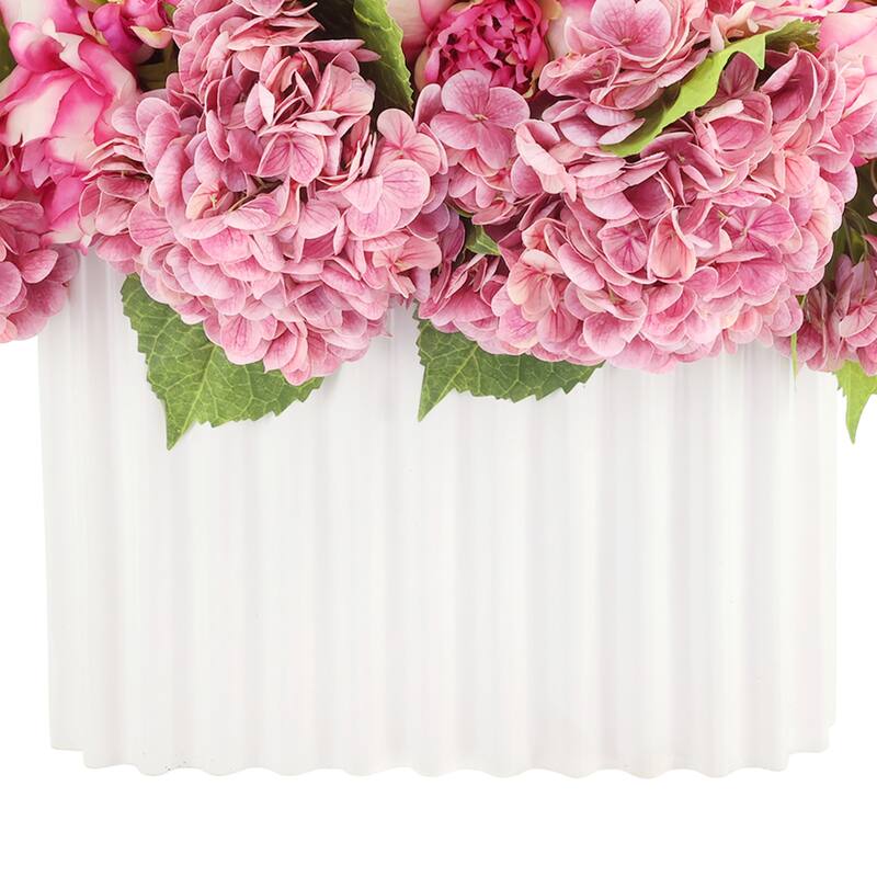 Hydrangea and Peony Centerpiece - 19
