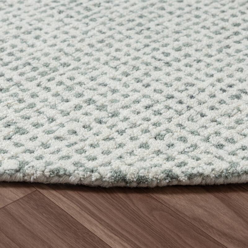 Noah Contemporary Geometric Wool Indoor Area Rug by Sevita
