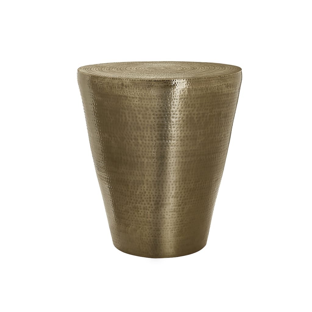 Accent Table, Drum, Side, End, Nightstand, Lamp, Living Room, Bedroom, Metal, Contemporary, Modern